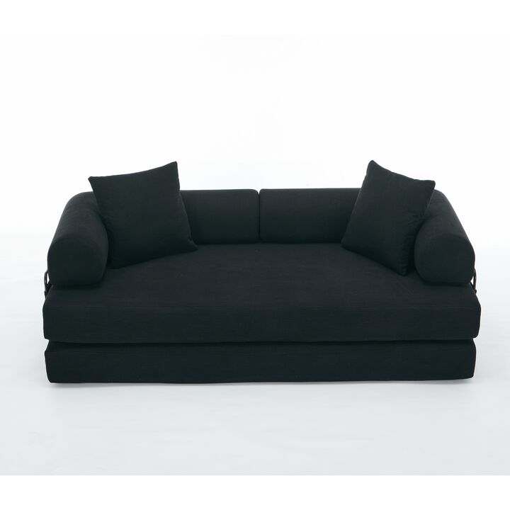 Merax Modern Folding Convertible Sleeper Sofa Bed