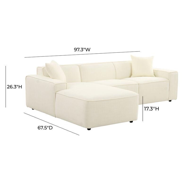 Olafur Black Velvet Sectional - LAF