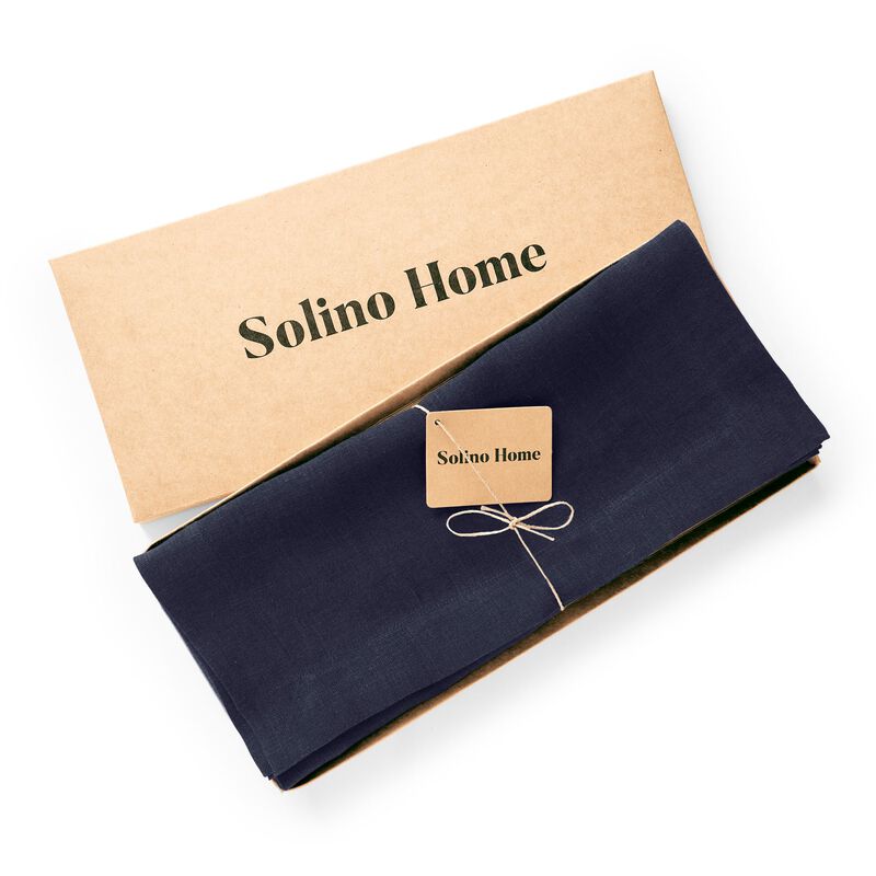 Solino Home 100% Pure Linen Table Runner | Sonoma