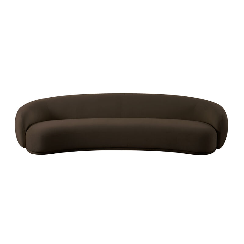 Kendall Chocolate Brown Velvet Sofa