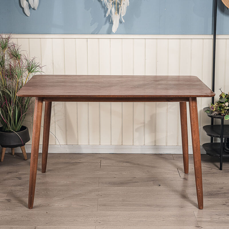 Dining Table for 4 People (L120 cm) Rectangular Wood