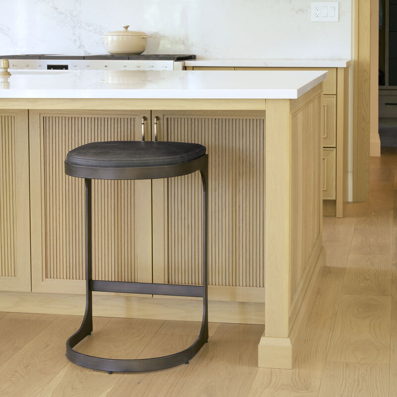 Tyson Black Counter Stool
