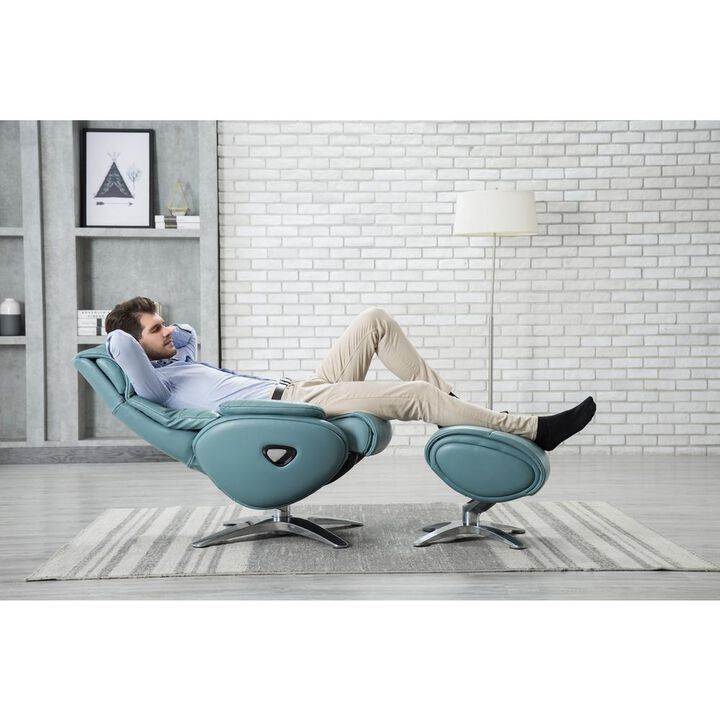 Barcalounger 9PHL-3682 Philadelphia Power Recliner, Blue