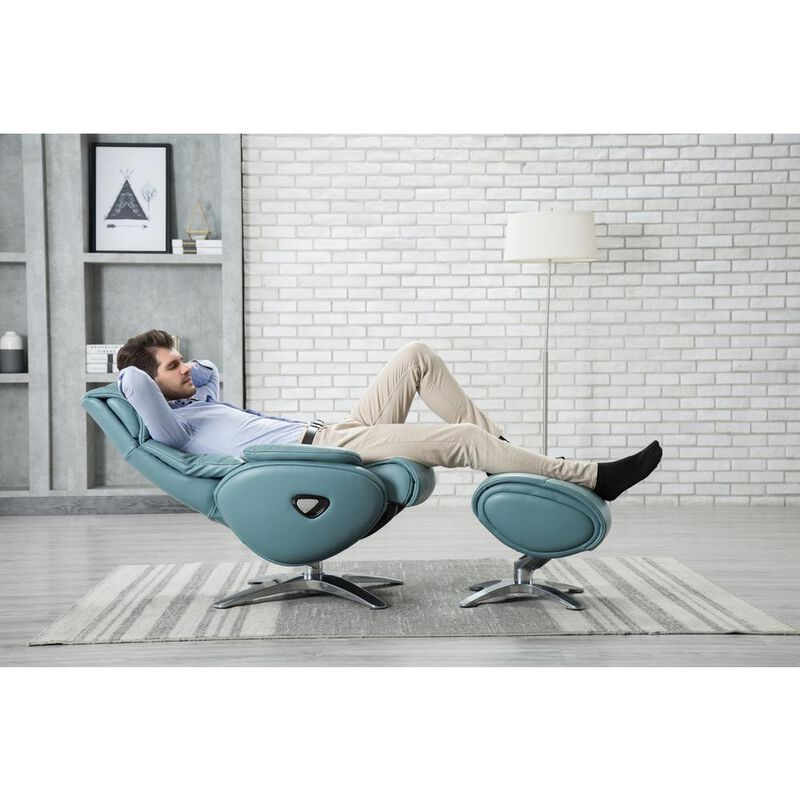 Barcalounger 9PHL-3682 Philadelphia Power Recliner, Blue