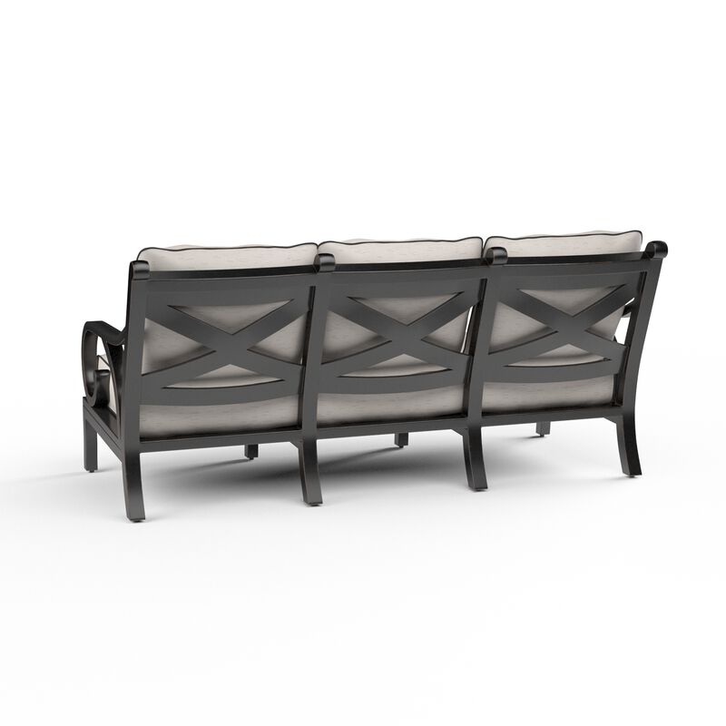 Monterey Sofa in Frequency Sand w/ Contrast Canvas Java Welt