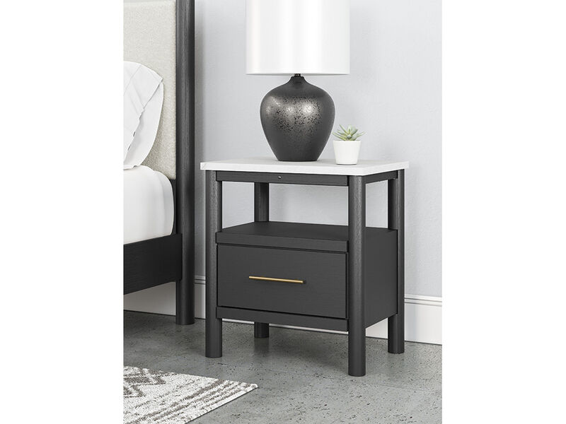 Cadmori 24" One-Drawer Charging Nightstand