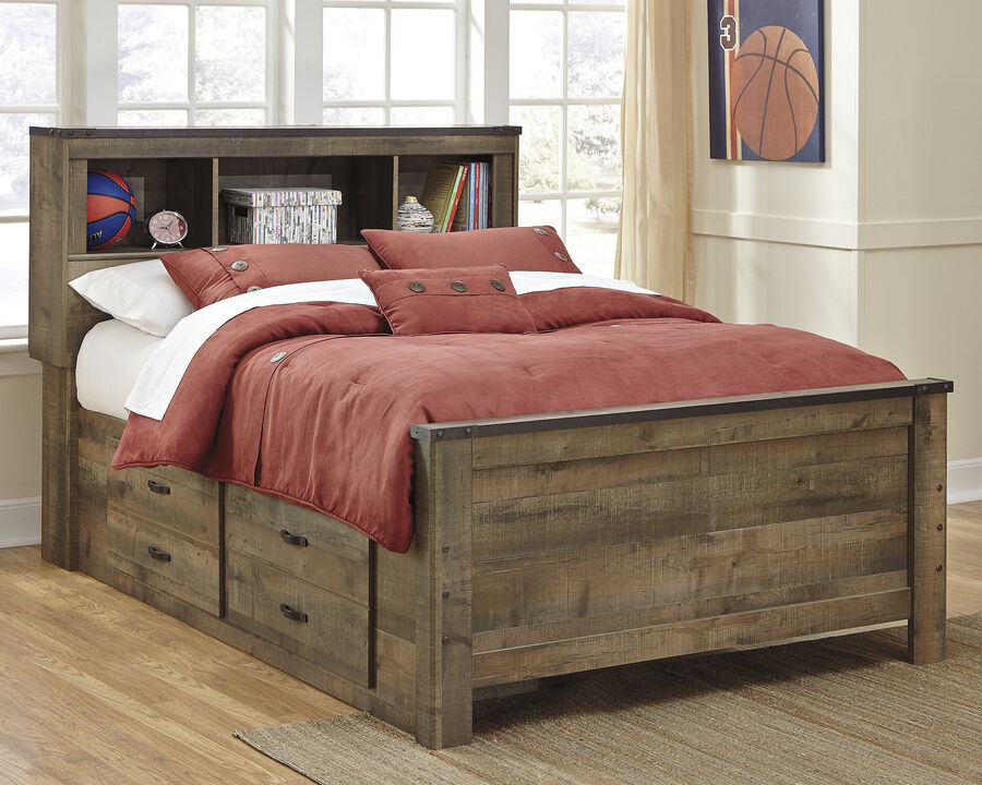 Trinell Full Bookcase Bed