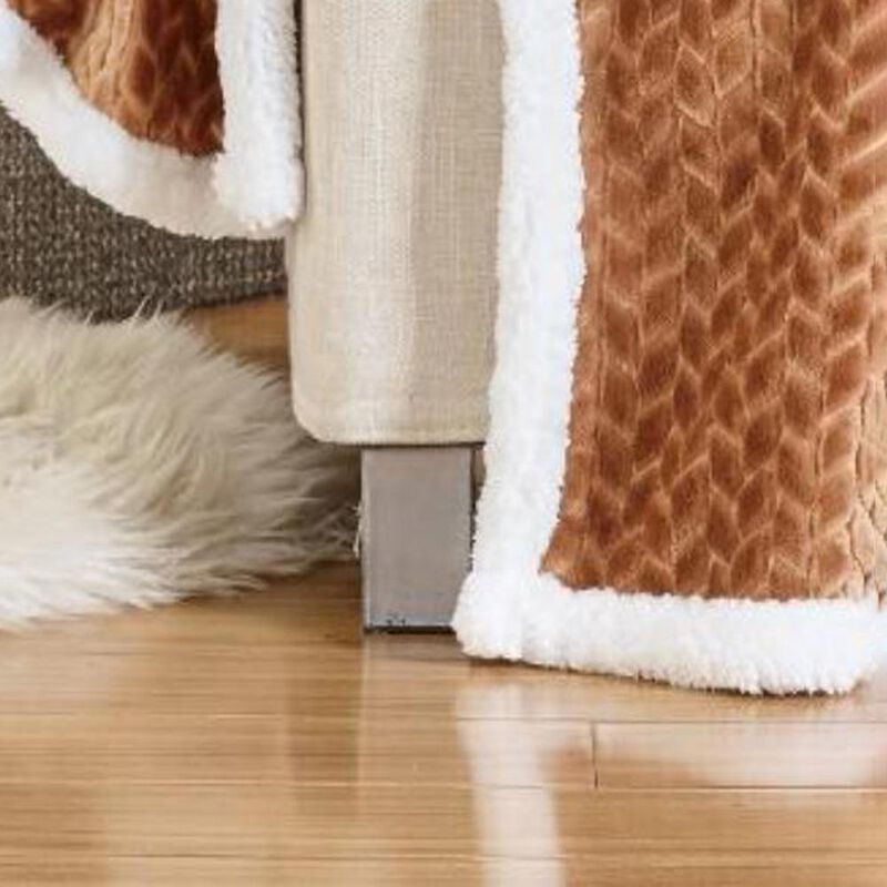 Soft Braided and Comfortable Plush All Season Sherpa 50" X 60"