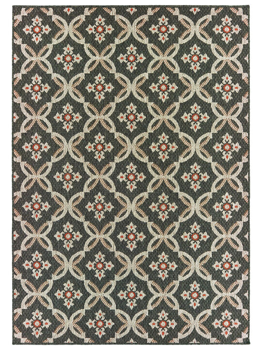 Latitude 7'10" x 10' Grey Rug