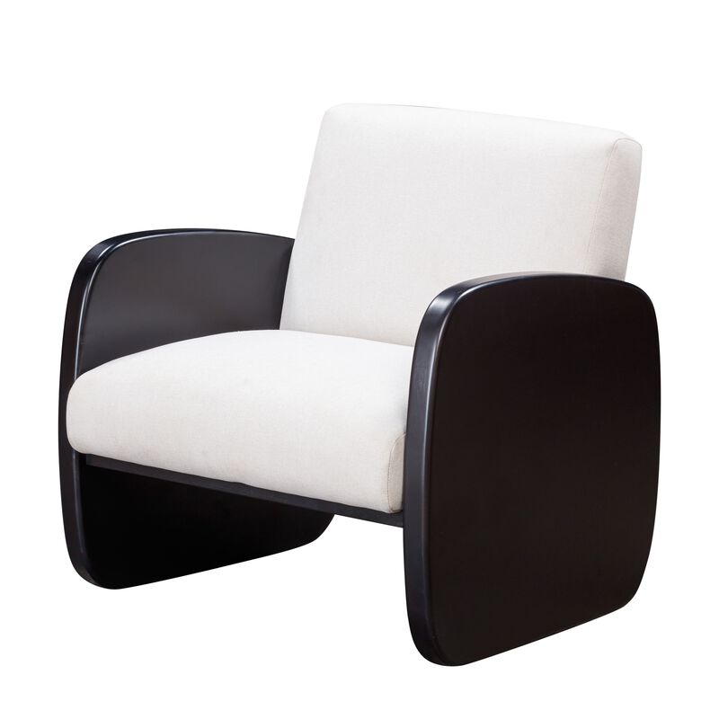 Inspired Home Kellie Wood Arm Chair