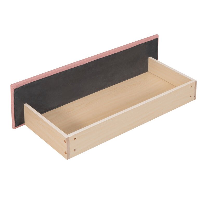 Upholstered Daybed with 2 Storage Drawers