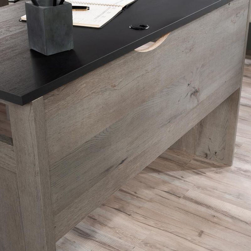Sauder August Hill  L-Desk Mystic Oak/Raven Oak
