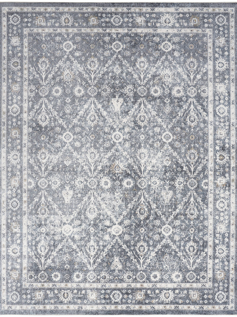 Astra Machine Washable ASW16 Dark Blue 7'10" x 10' Rug