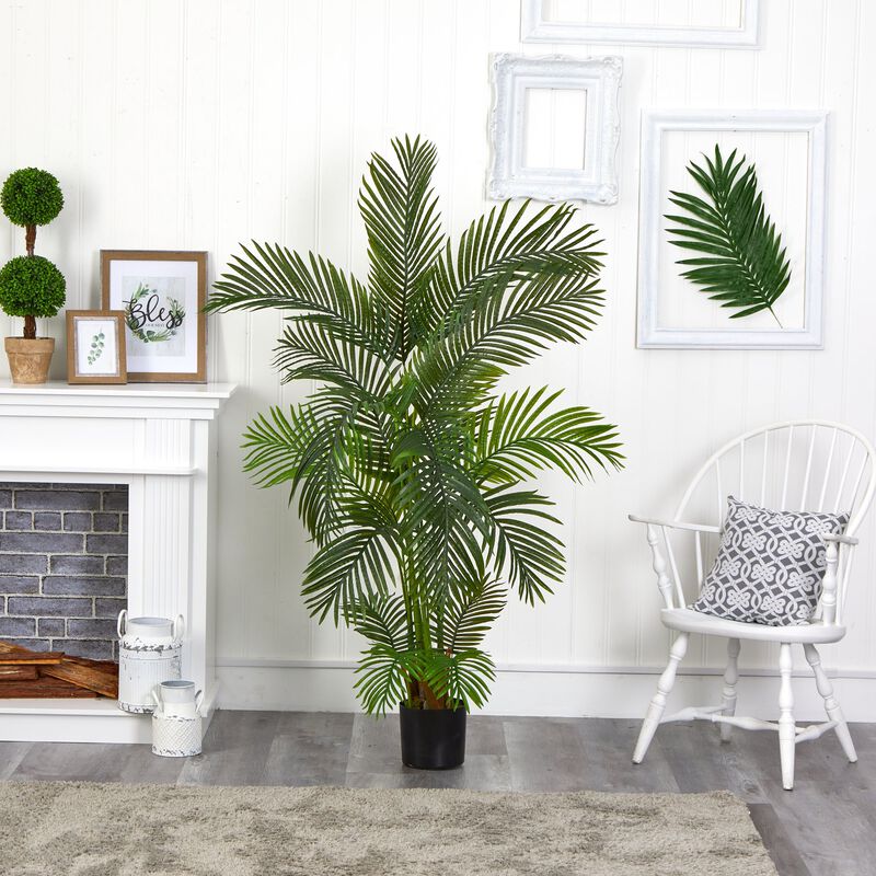 Hivvago 5.5 Feet Areca Palm Artificial Tree