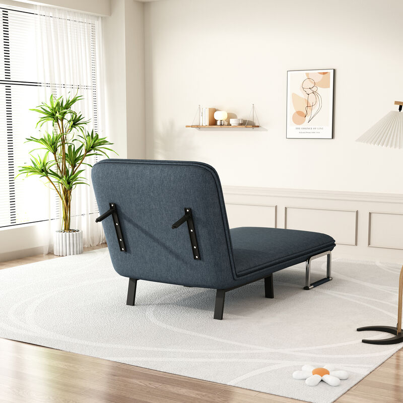 Merax Leisure Chaise Lounge Convertible Sofa Chair