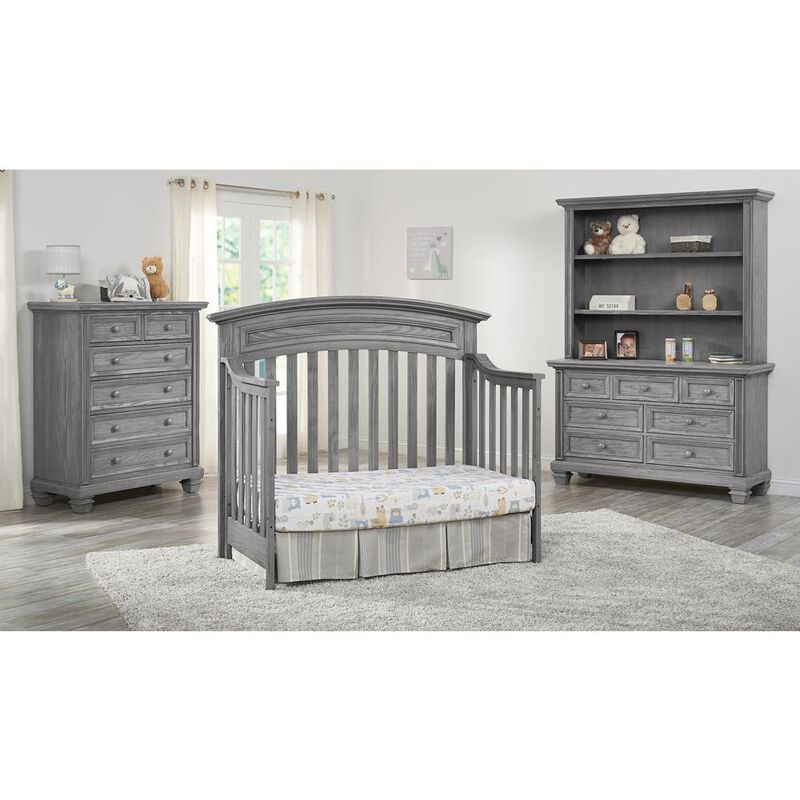 Soho Baby Richmond  4 In 1Crib Brushed Gray