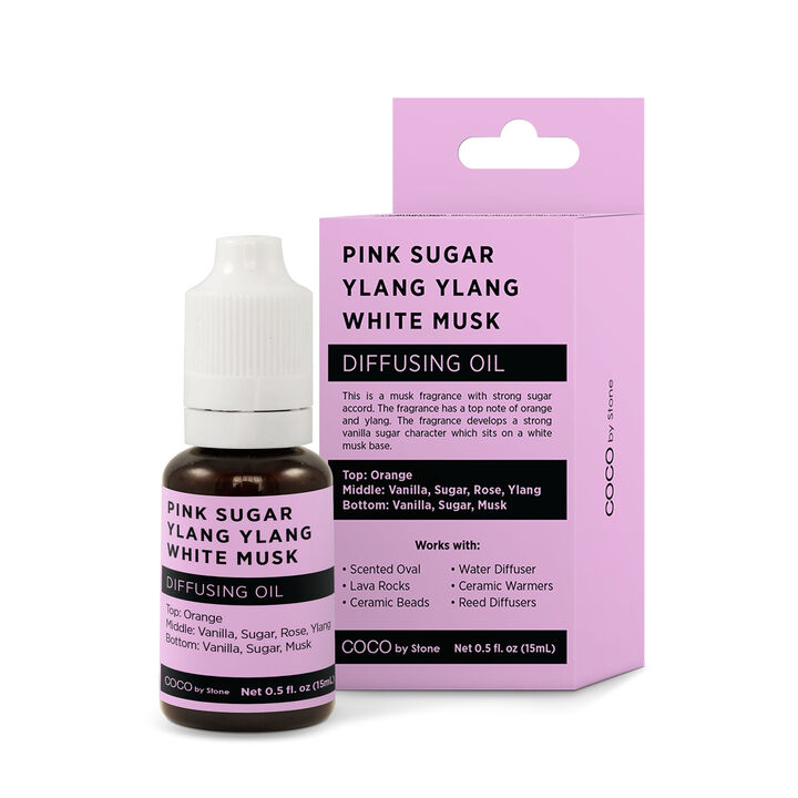Diffusing Oil - Pink Sugar, Ylang Ylang, White Musk