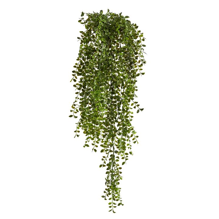 Hivvago 3" Gleditsia Artificial Bush Plant UV Resistant (Indoor/Outdoor) (Set of 2)