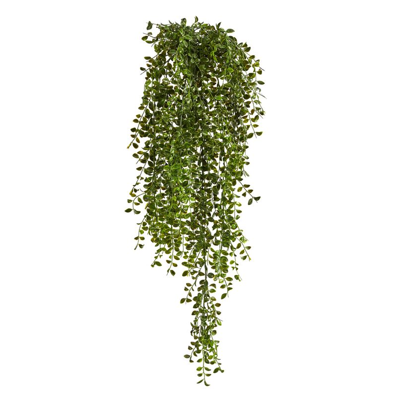 Hivvago 3" Gleditsia Artificial Bush Plant UV Resistant (Indoor/Outdoor) (Set of 2)