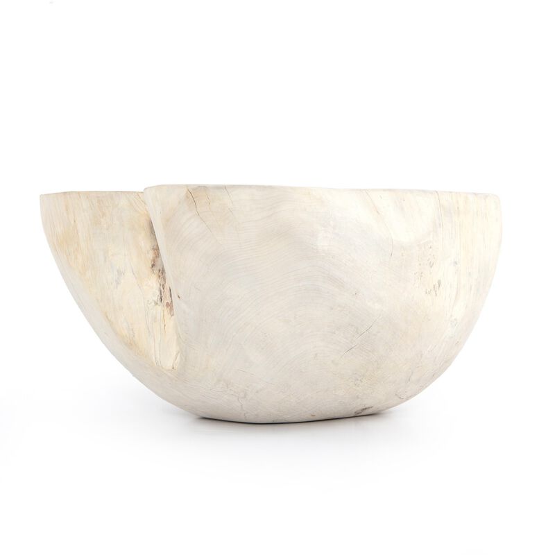 Live Edge Bowl-Ivory