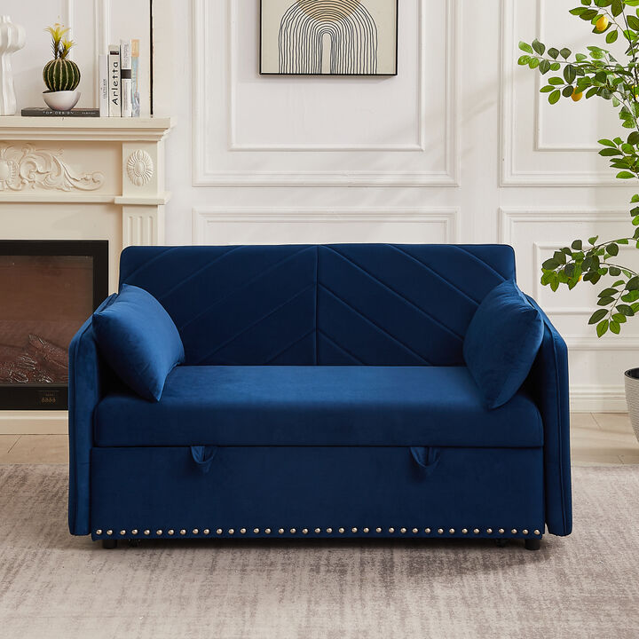 3-in-1 Sleeper Sofa Bed with USB Port