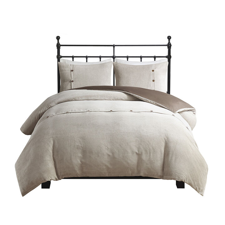 Gracie Mills Mary Plush Perfection: 5-Piece Corduroy Comforter Ensemble