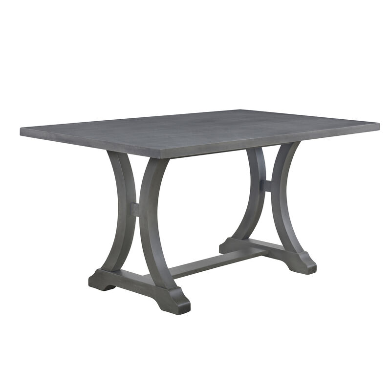 Merax 6-Piece Farmhouse Dining Table Set