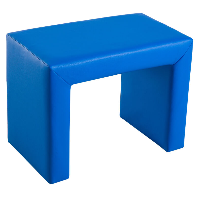 2-in-1 Kids Table & Sofa Chair Set Toddler Seat Armchair Desk Children Lounge - Blue