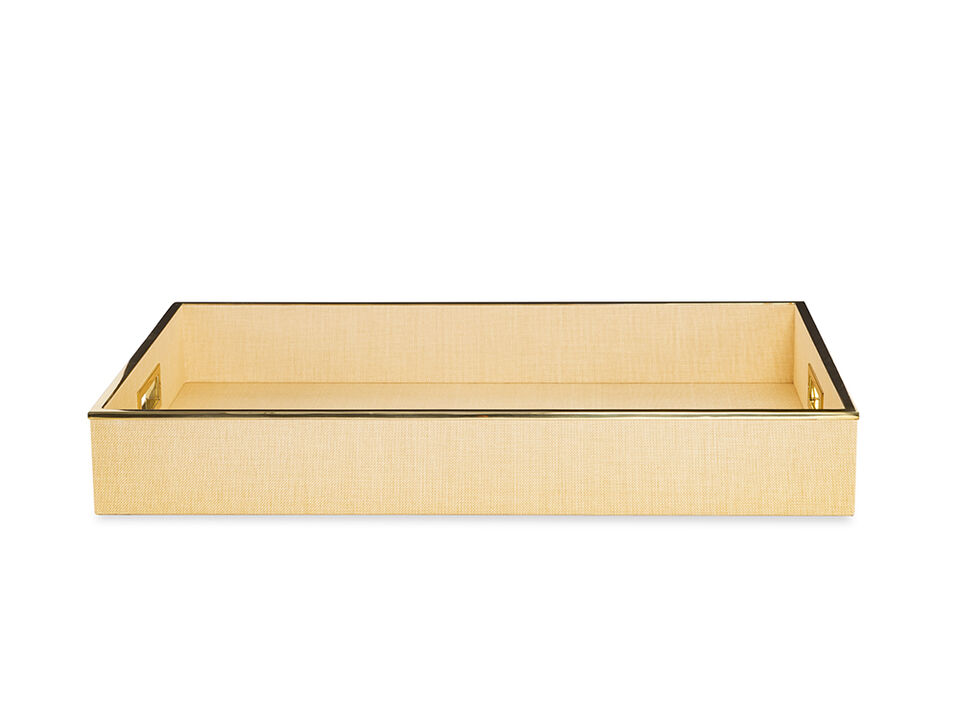 Large Raffia Tray