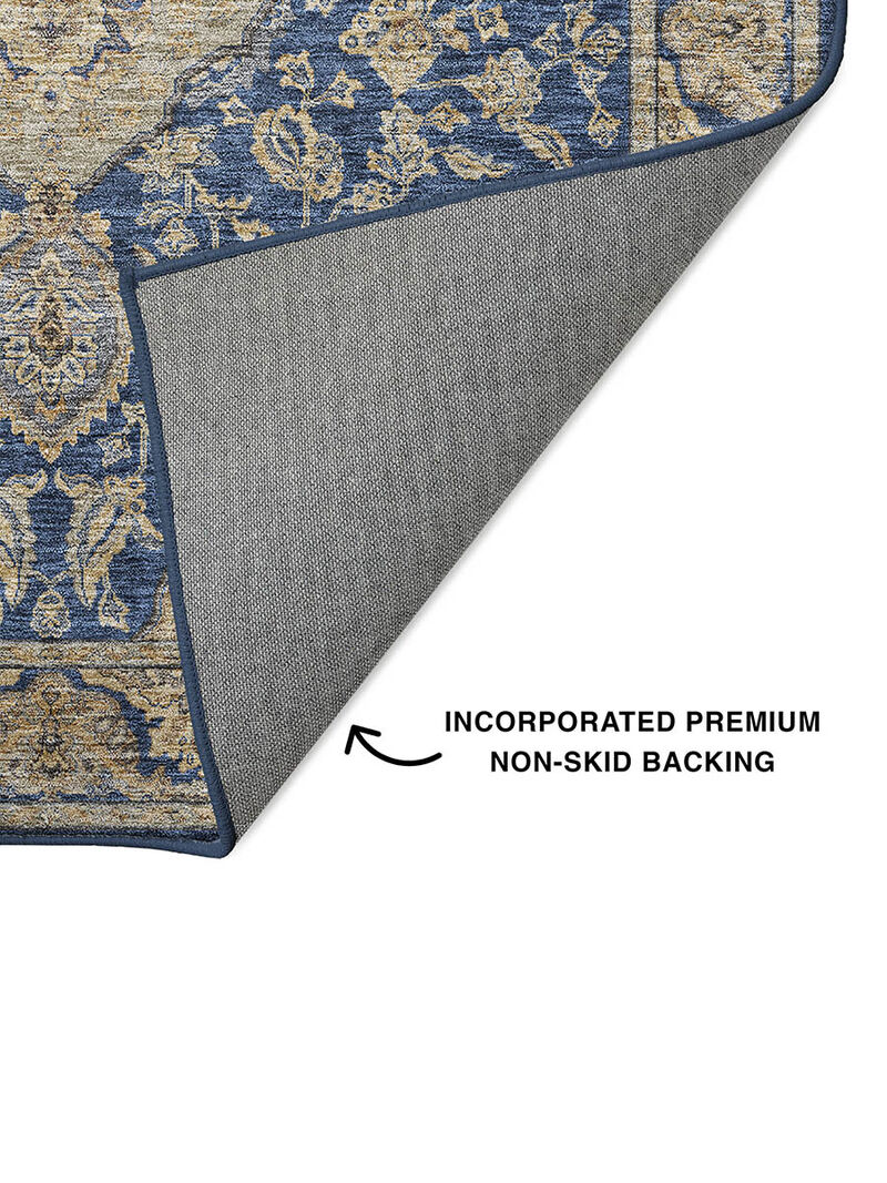 Hatay HY3 Navy 3' x 5' Rug