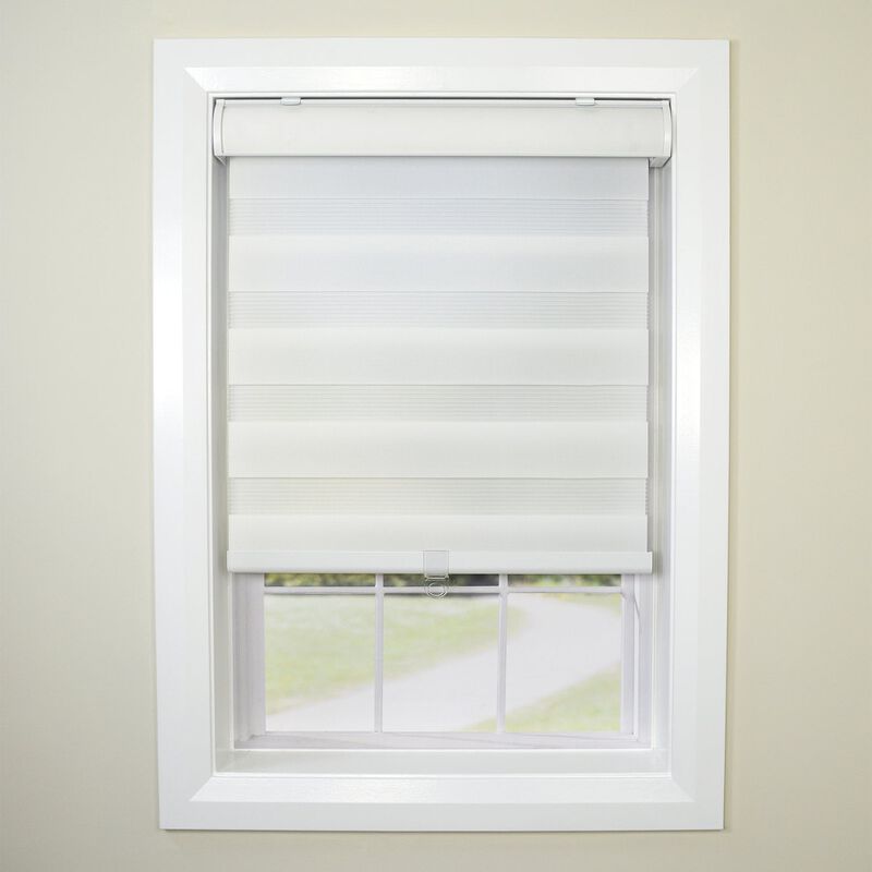 Cordless Alternating Shade Roller Blind, 27" x 64"