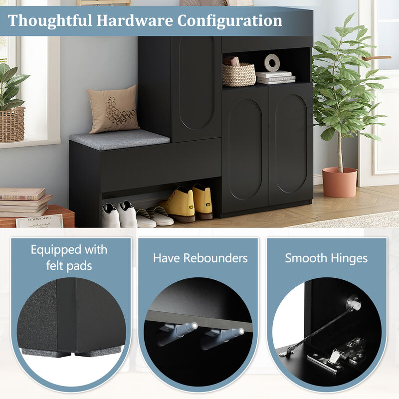 Merax 2-in-1 Shoe Cabinets Storage Bench
