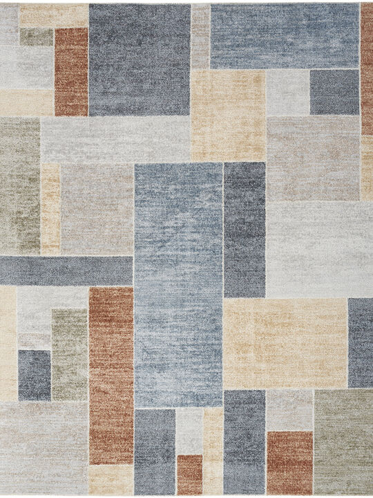 Astra Machine Washable ASW09 Multicolor 9' x 12' Rug