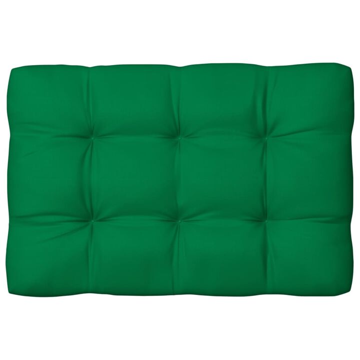 vidaXL Pallet Sofa Cushion Green 47.2"x31.5"x4.7"