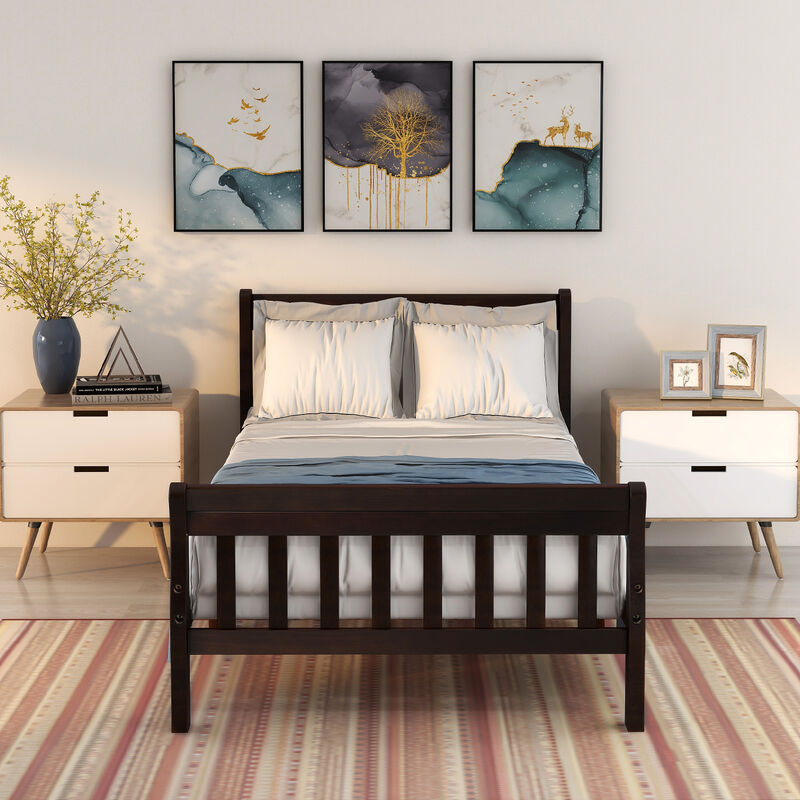 Merax Wood Platform Bed