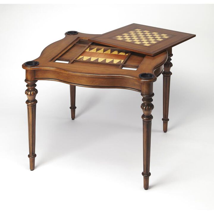 Antique Cherry Game Table, Belen Kox