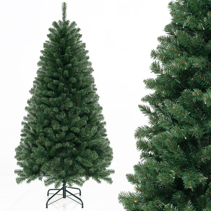Artificial Christmas Tree with Branch Tips and  LED Lights