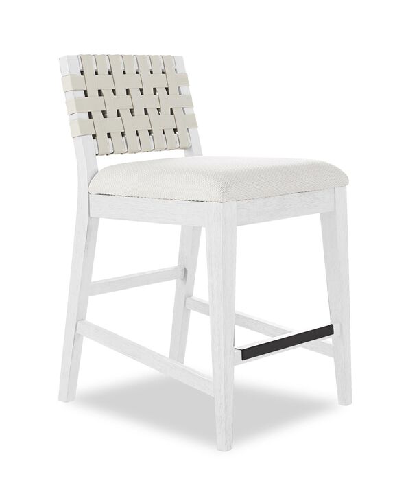 Staycation Woven Counter Height Stool