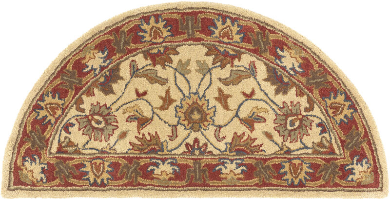 Caesar CAE-1004 8' x 10' Oval Beige Rug