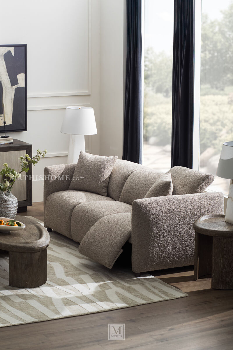 Luc Fabric Power Motion Sofa