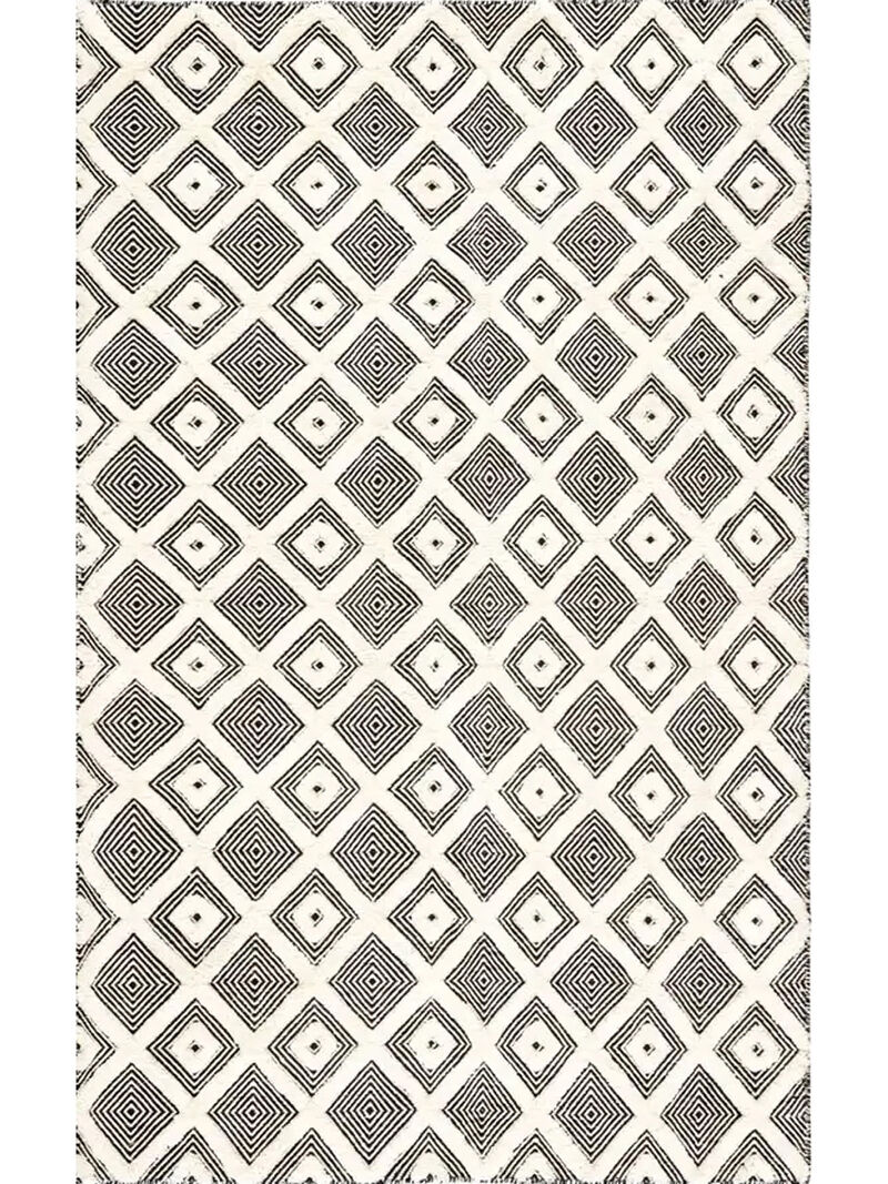 Rebecca Dosc Black 7'10" X 10'10" Rug