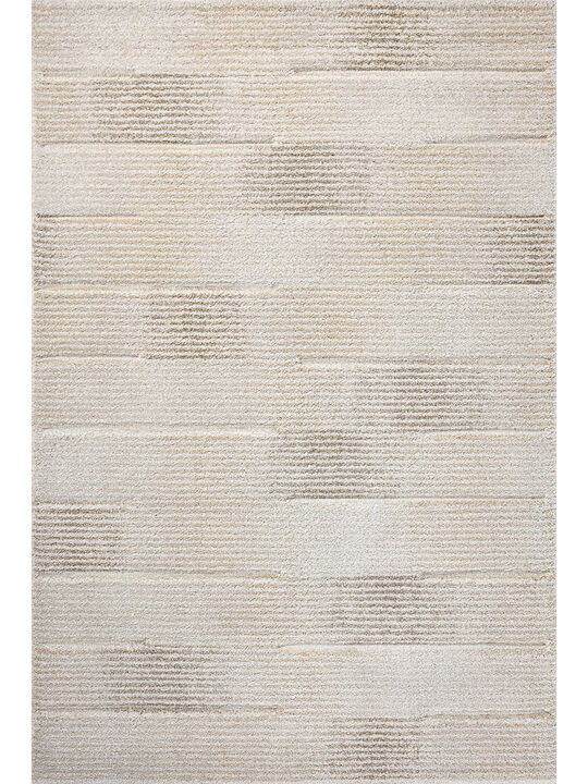 Silas SLA-02 Fog / Natural 18" x 18" Sample Rug by