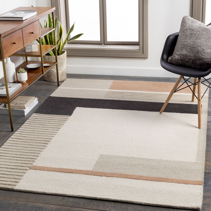 Emma EMM-2303 2' x 3' Brown Rug