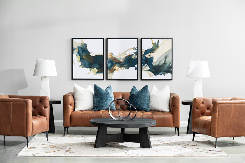 Nicolla Leather Sofa