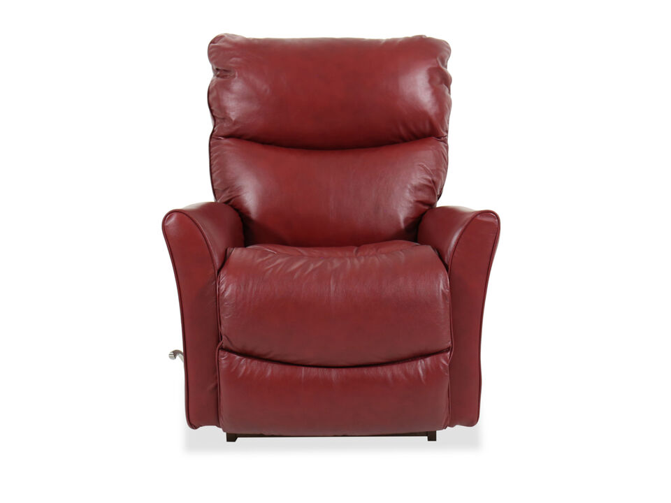Rowan Wine Leather Recliner