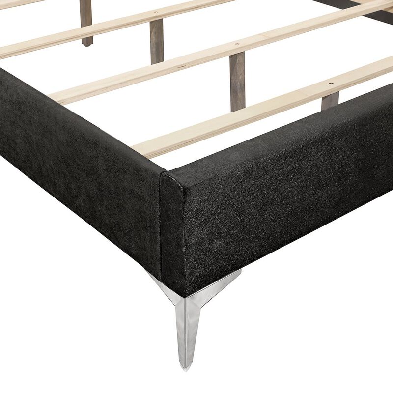 New Classic Furniture Huxley Wood Full Bed, Black
