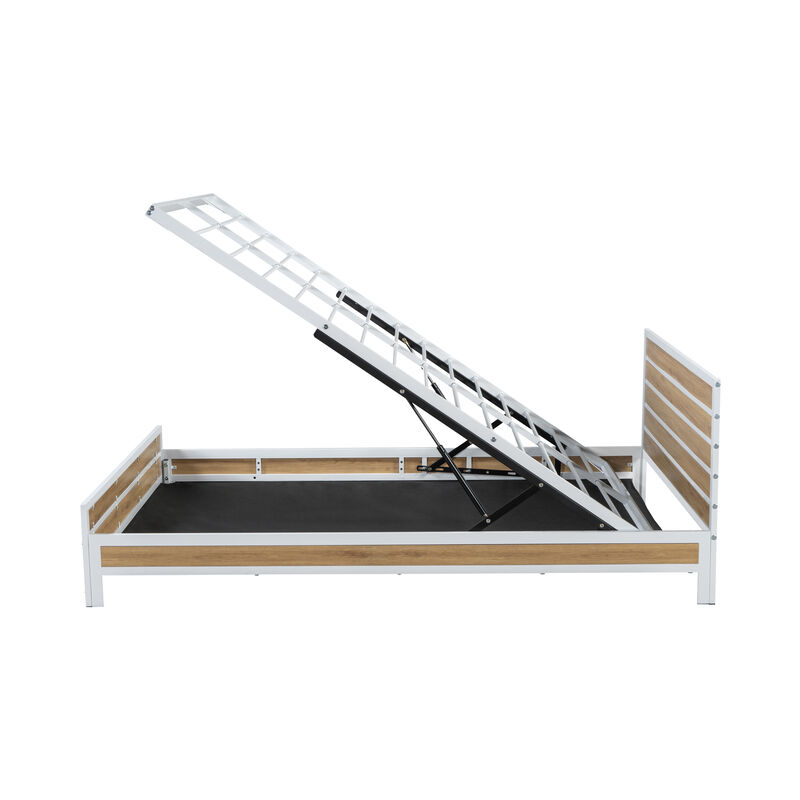 Merax Metal Platform Bed with Storage