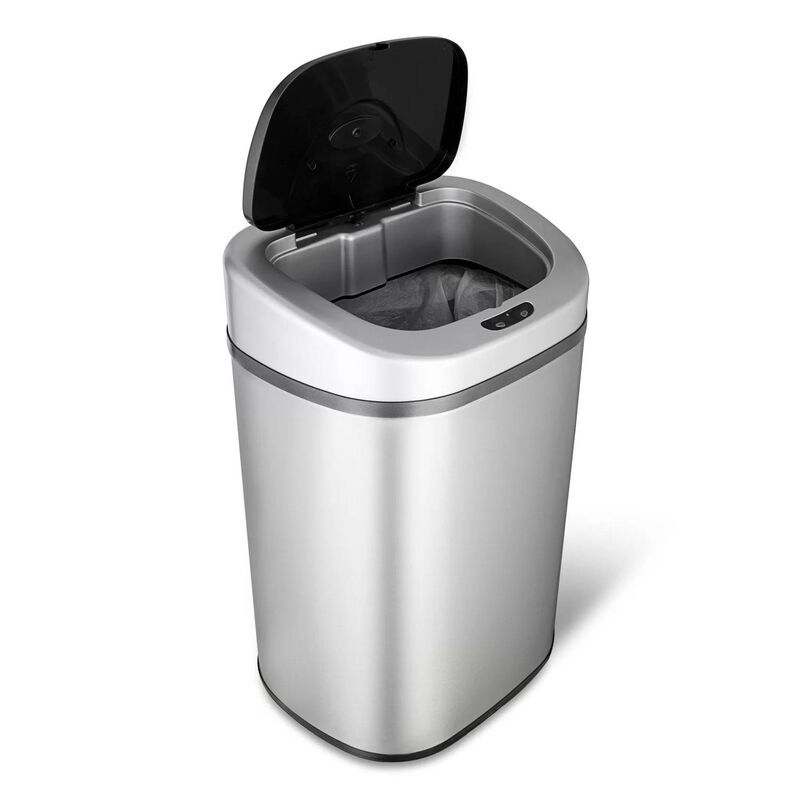 Hivvago Stainless Steel 21 Gallon Kitchen Trash Can with Motion Sensor Lid