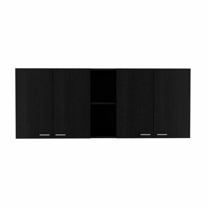 Wall Cabinet Ontario, Kitchen, Black