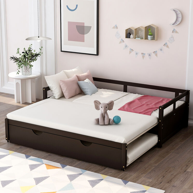 Merax Extending Daybed with Trundle